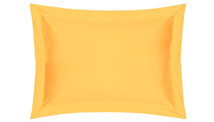 Taie d'oreiller UNI curry