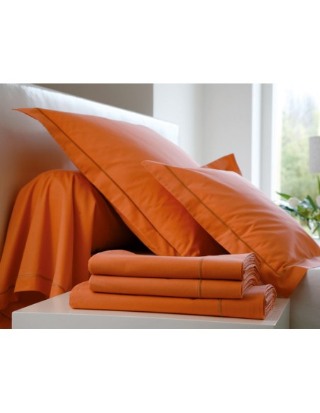 Drap housse UNI paprika