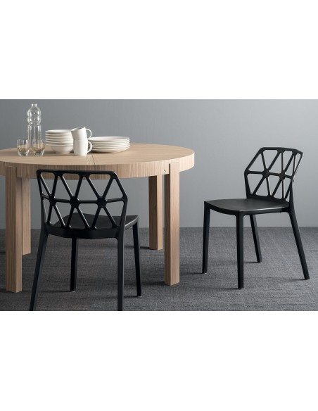 MIA - Chaise empilable en prolypropylène