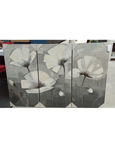 TRIPTYQUE - Fleurs blanches
