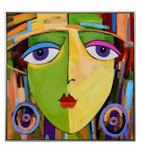 PICAS - Peinture sur toile encadrée n°2