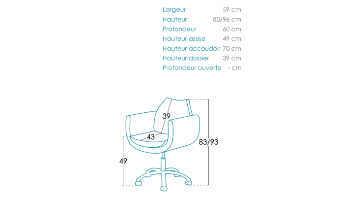 MAGNO - Fauteuil de bureau