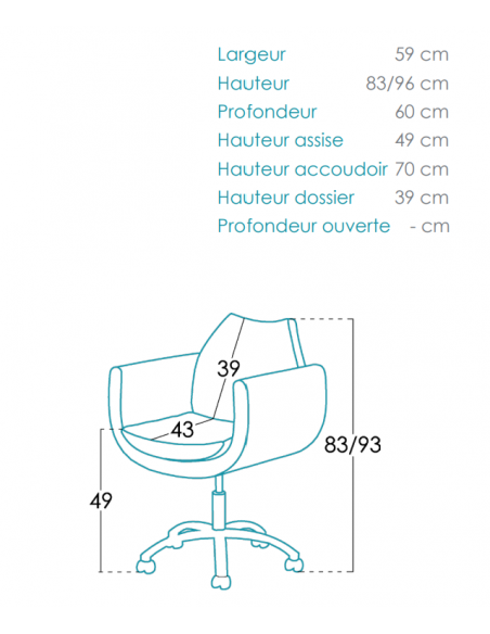 MAGNO - Fauteuil de bureau