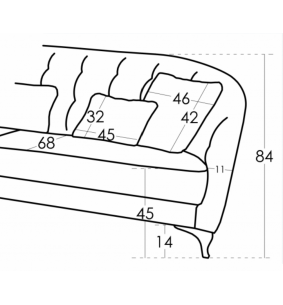 ASTORIA - Canapé fixe You&Me 2