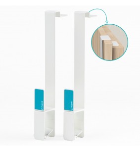 HOPOLI - Enfile-couette pour porte à recouvrement