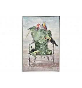 Peinture sur toile encadrée