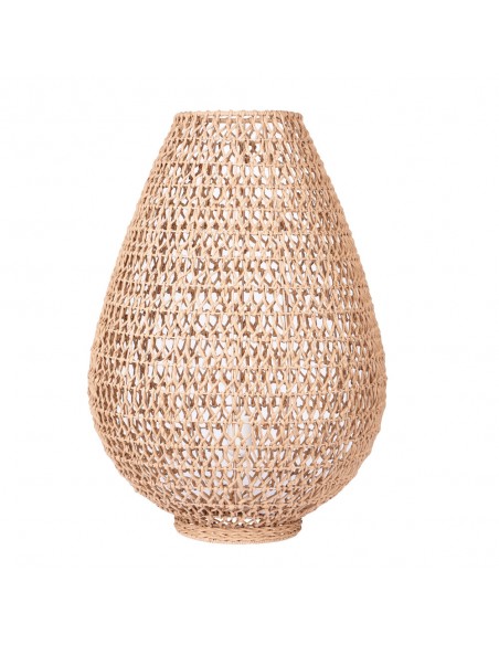 Lampe œuf corde naturelle H.62