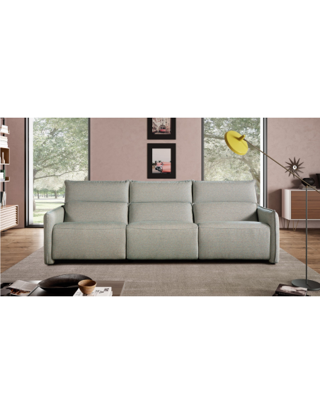 MADI - Canapé 3 places fixe ou 3 relax plusieurs dimensions