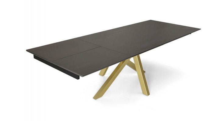LUNE - Table extensible pied or