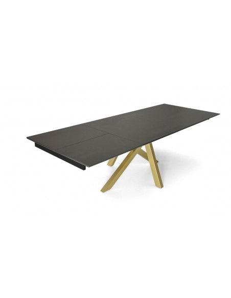 LUNE - Table extensible pied or