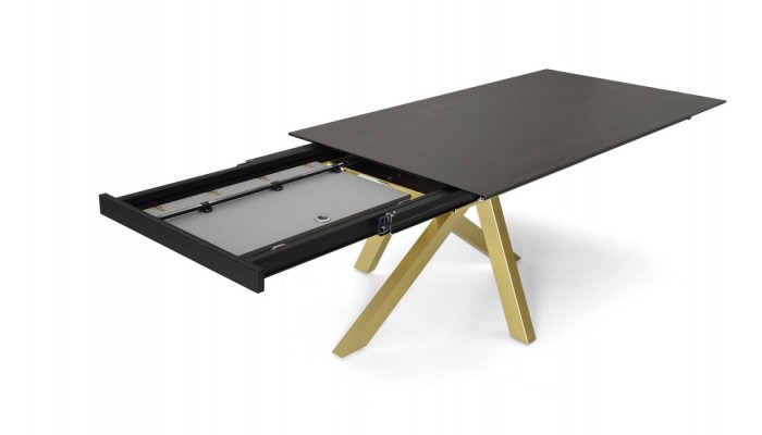 LUNE - Table extensible pied or