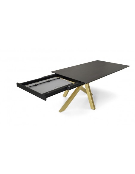 LUNE - Table extensible pied or