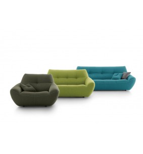 ALBAN - Fauteuil tissu 3D