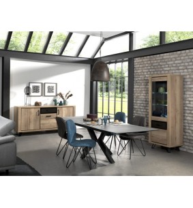 MOUNT - Table droite fixe - pied métal 220 cm x 100 cm  2