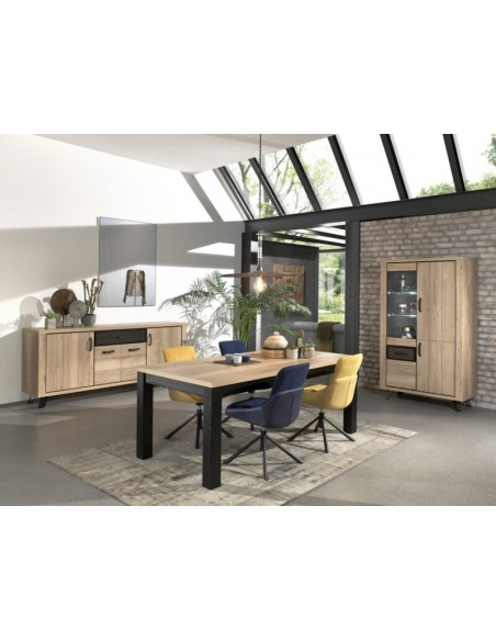 MOUNT - Table fixe - 4 pieds massifs 220 cm x 100 cm 
