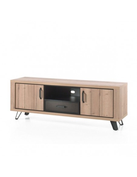 MOUNT- Meuble tv grand 2 portes - 1 tiroir - 1 niche centrale 
