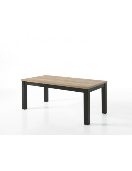 MOUNT- Table avec allonge - 4 pieds massifs 200 cm / 275 cm x 100 cm 