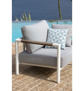 BASTINGAGE - Fauteuil d'extérieur blanc LES JARDINS 2