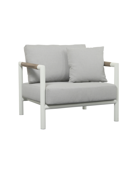 BASTINGAGE - Fauteuil d'extérieur blanc LES JARDINS