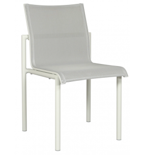 BASTINGAGE - Chaise d'extérieur blanc LES JARDINS 2