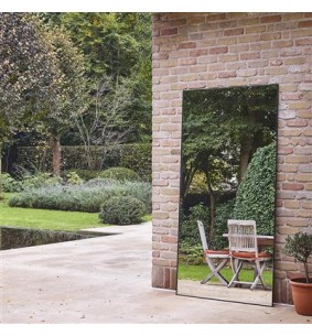 LUZ - Miroir outdoor XXL encadrement noir 2