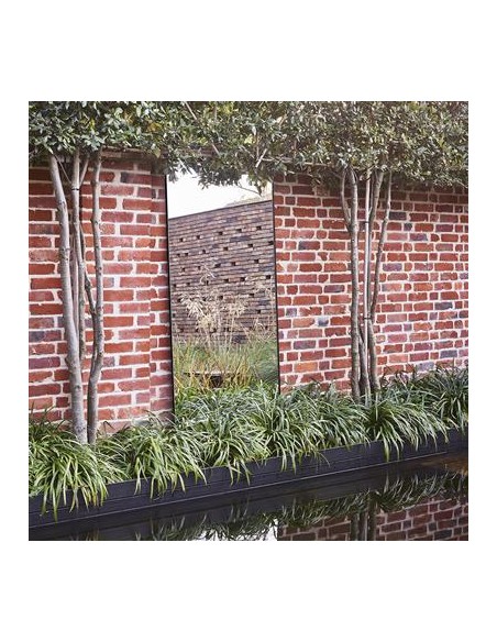 LUZ - Miroir outdoor XXL encadrement noir