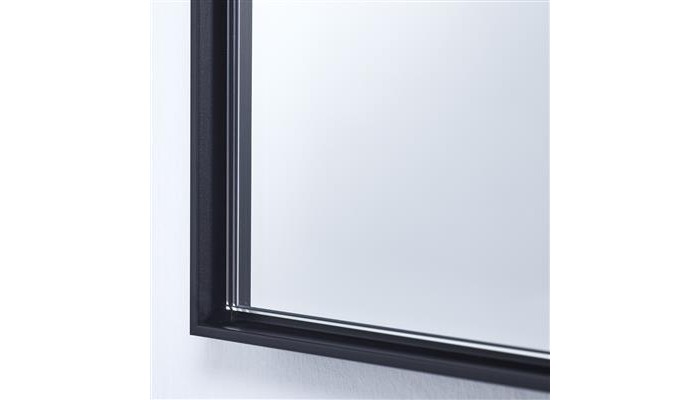 LUZ - Miroir outdoor XXL encadrement noir