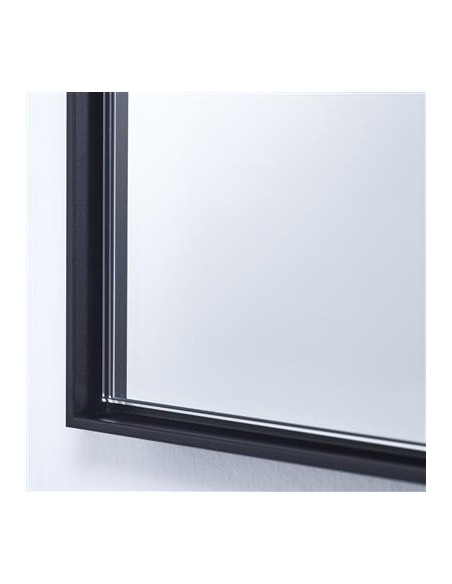 LUZ - Miroir outdoor XXL encadrement noir