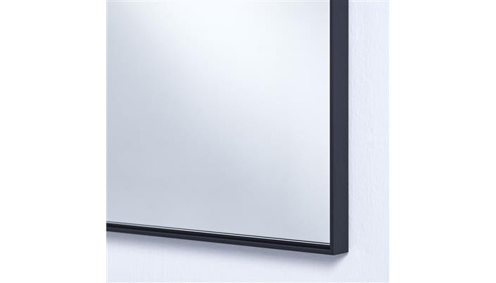 LUZ - Miroir outdoor XXL encadrement noir