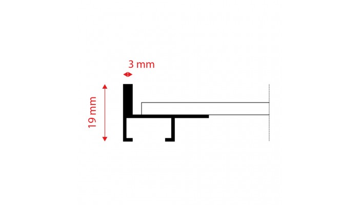 LUZ - Miroir outdoor XL encadrement or