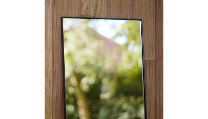 LUZ - Miroir outdoor XL encadrement or