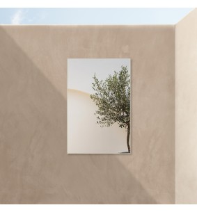 LUZ - Miroir outdoor rectangle encadrement or