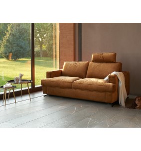 DALO - Canapé convertible haut de gamme en plumes naturelles avec matelas de 15 cm 2