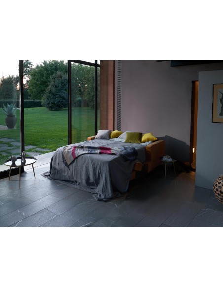 DALO - Canapé convertible haut de gamme en plumes naturelles avec matelas de 15 cm