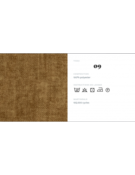 DALO - Canapé convertible haut de gamme en plumes naturelles avec matelas de 15 cm