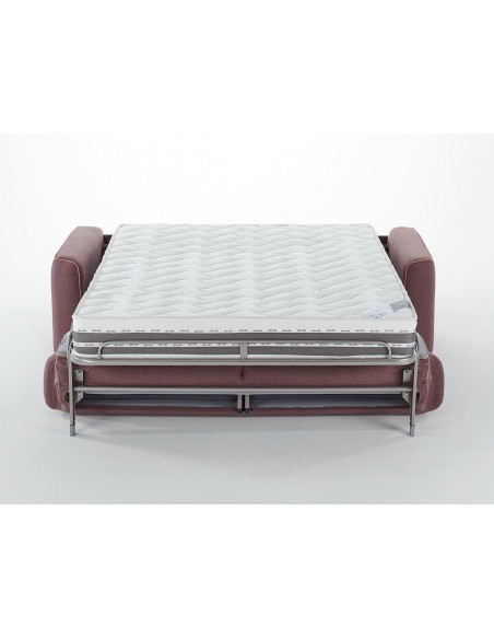 VERSO - Canapé convertible matelas 17 cm inclus avec système roller