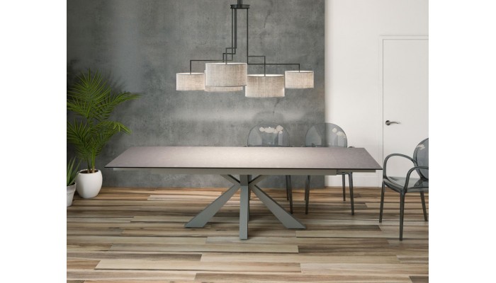 ONTARIO - Table de repas extensible avec 2...