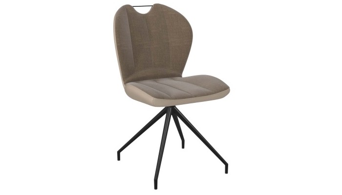 NEW JERSEY - Chaise pivotante taupe