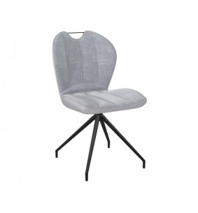 NEW JERSEY - Chaise pivotante gris 2