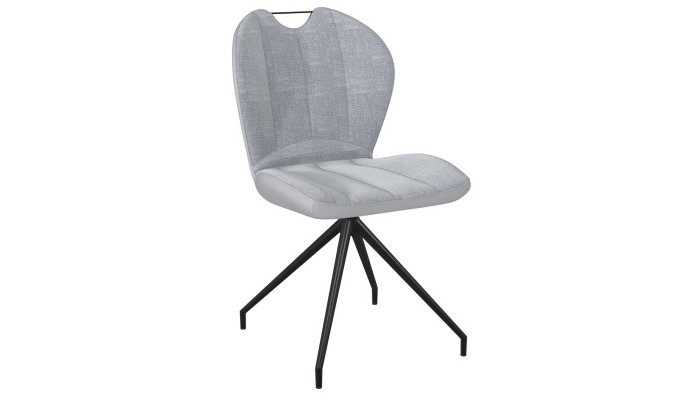 NEW JERSEY - Chaise pivotante gris