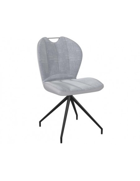 NEW JERSEY - Chaise pivotante gris