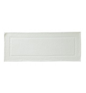 Tapis de bain 50 X 110 blanc