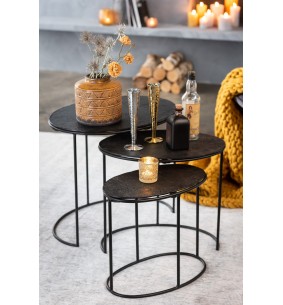 Set de 3 tables gigognes 