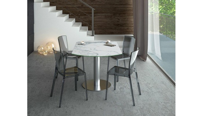 UNA - Table de repas extensible deux allonges...