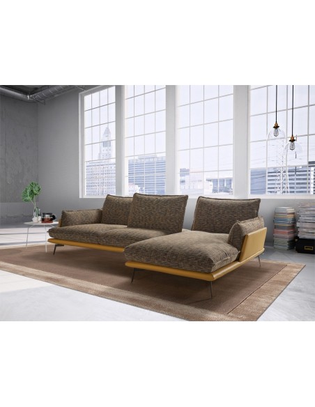 TESTE - Canapé angle chaise longue 