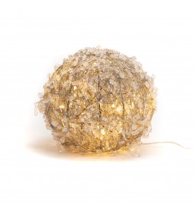 Boule LED D15 cm avec prise