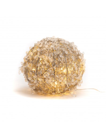 Boule LED D15 cm avec prise