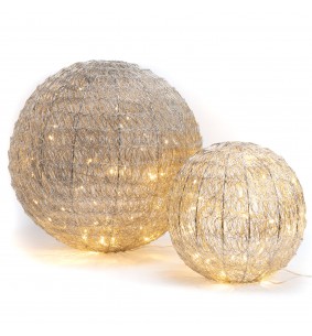 Boule LED D40 cm avec prise 2