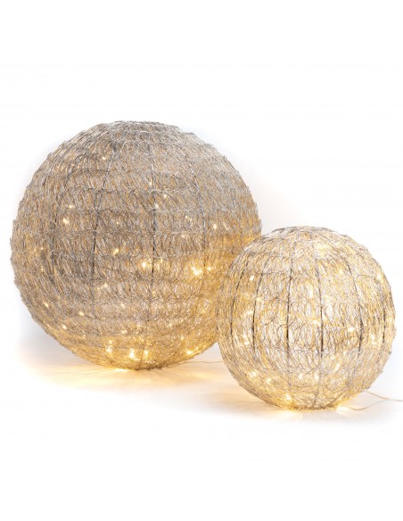 Boule LED D40 cm avec prise