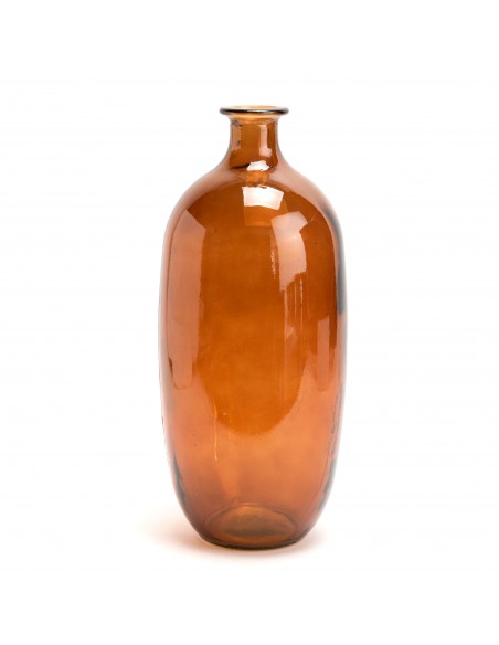 Vase Napoles H38 cm ambre